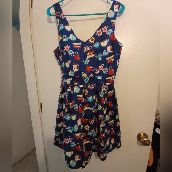 Modcloth x Ixia Coffee Time Dress - Picture 1 of 7